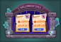 casual game ui Halloween UI/UX