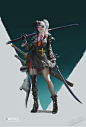 欧美写实 欧美立绘 欧美角色设计 阿瓦隆之王 欧美魔幻 角色设计 角色元素 角色立绘 角色美宣 半身像 (25)