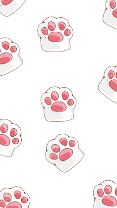 手绘小猫 小猫图片 小猫素材 猫爪图标 猫爪图案 动物脚印 宠物猫