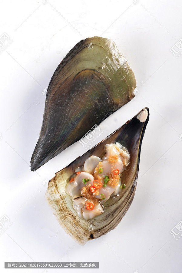 个大味美，烤着吃更过瘾！带子 www.huitu.com
