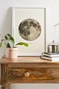 Merci Merci La Lune Art Print : Shop Merci Merci La Lune Art Print at Urban Outfitters today. We carry all the latest styles, colors and brands for you to choose from right here.