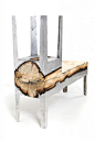铸造木家具/希拉shamia




以色列的产品设计师希拉shamia创造了一个集合的家具损坏的材料





燃烧木材再结合铝，同时保留其有机外观。





本设计结合的有机物质的抽象形式，“强化人造的感觉，同时保持记忆的材料”。





创建使用工业技术，这些作品的当代家具引起感情野兽派美学，揭示了纹理的木形式用于现场浇铸。





首先，熔融铝的分布在木，灼热的表面；日志切片成正方形。个别章节搭配不同大小的帧–从茶几一夜情–用于铸造的金属体的家具。......