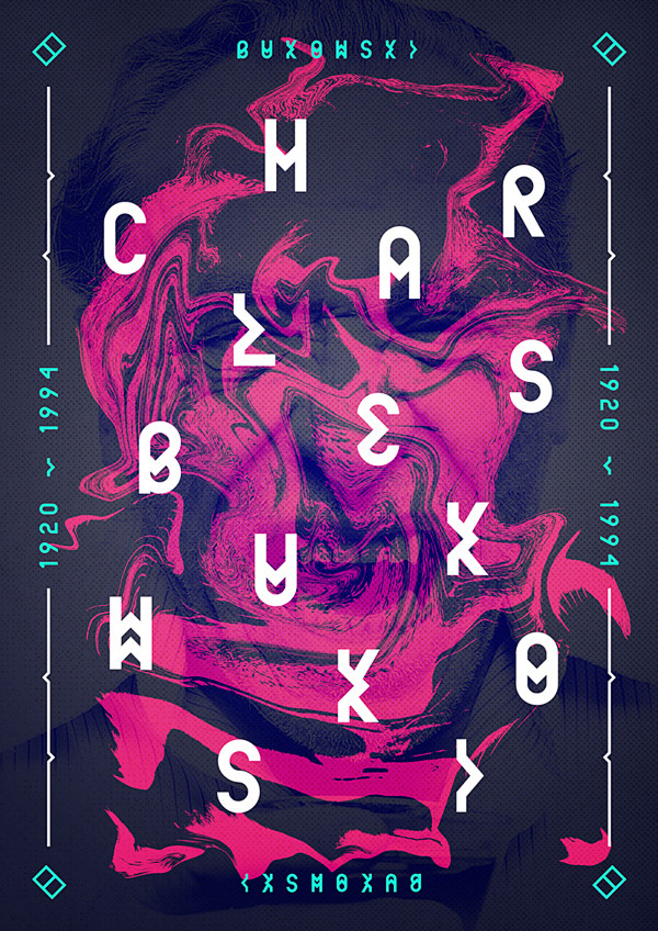 Bukowski on Behance平面 海报 排版 poster layout 【之所以灵感库】