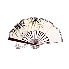 古风扇子装饰素材设计元素