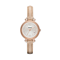 FOSSIL® 女款手表 皮表带手表:女款 Heather 迷你型皮表带手表 – 沙色 ES3139