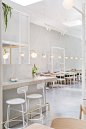 Greek-Inspired No19 Cafe in Ascot Vale [Australia] : <p>The No19 cafe in Ascot Vale site, a short drive from Melbourne, was inspired by the Mediterranean and Greek delicatessen. Designed by Biasol architects studio, the new spot is yet another beaut