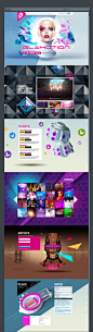 Glamotion 2012 by Alexandre Efimov, via Behance | Webdesign