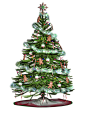 Christmas Tree 2 PNG Stock by Roys-Art