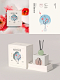 新中式植物香薰包装设计 - 小红书