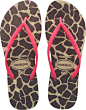 Havaianas 哈瓦那 动物纹 亮色鞋带 沙滩鞋 凉鞋