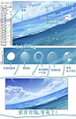 转载】【水面+水下场景的画法】
转自微博@原画人官方微博
水面+水下场景的场景的绘制方法SAI教程：图层混合模式的妙用，以及气泡的绘制方法，相当值得借鉴呢！
（因为贴吧长图显示原因，对原图做了些裁剪，不影响观看）