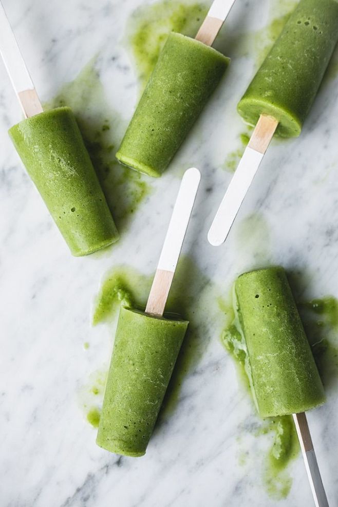 Green Smoothie Pops 
