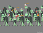 S08E03 - Zombie march zombies zombie winterfell white walkers walk vector the long night motion minimal loop illustration got gif game of thrones flat eran mendel character characters 2d animation 2d