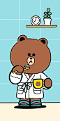 记得早晚刷牙哦 我用左手画的哈哈哈哈哈哈哈哈 LINEFRIENDS超话#LINEFRIENDS# @LINEFRIENDS_CHINA @LINE资讯君 晚安 2大连 ​​​​