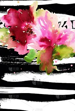 贺卡与水彩花手工制作