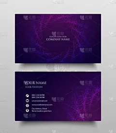 极简构图,式样,名片,模板,山,紫色背景,液体,数字2,活力,沟通