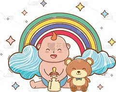 动画片,贺卡,可爱的,请柬,在之间,小的,瓶子,问候,抵达,爱
