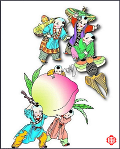 泡沬采集到童趣画集