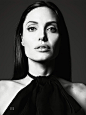 Angelina Jolie for Elle US by Hedi Slimane