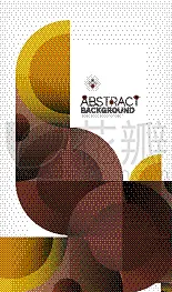 几何形状,圆形,彩色图片,抽象,背景,现代,创造力,书,黄色,商务