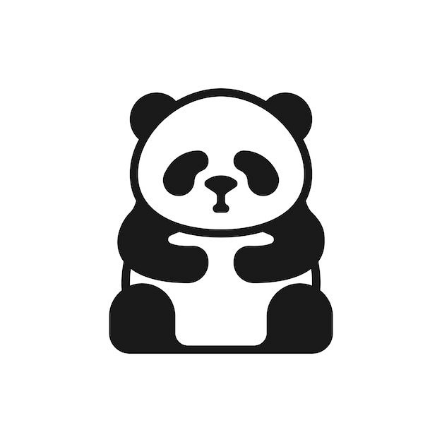 熊猫标志logo矢量图设计素材