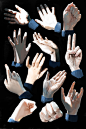 上deviantART研究〜aivii的手~#手结构# #手部动作# #手肌肉# #手参考# #手画法#