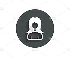 侧面像,标志,计算机图标,简单,女性,人,男人,女人,圆形,商务