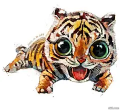 [oi22.com]萌化的小可爱们，动物插画欣赏