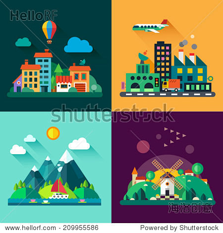 Color vector flat ic...