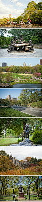 【中央公园（Central Park）】是美国纽约市曼哈顿区的大型都市公园，世界上最有名的城市公园。