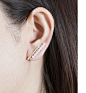日本直送著名品牌ete 銀925珍珠+锆石单个耳饰包邮-淘宝网