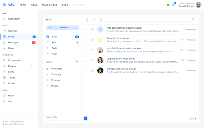 Inbox app，CRM