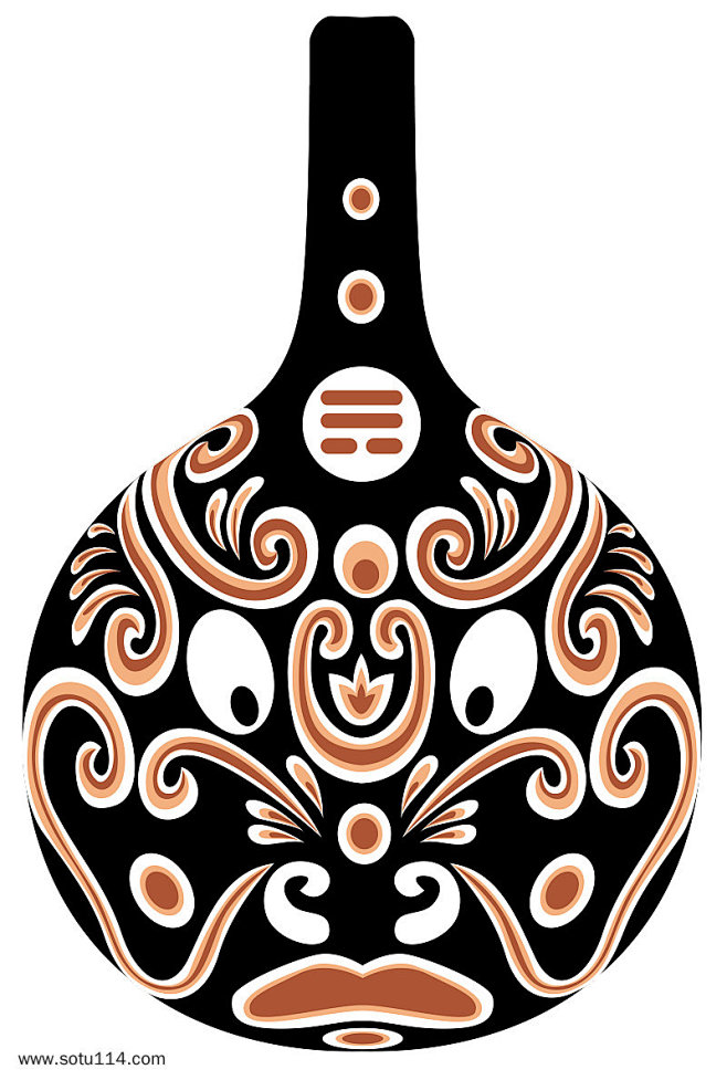 脸谱免扣彩色高清圆形花纹京剧