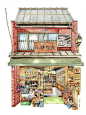 Storefront in Japan Tokyo Yanaka #kinfineart