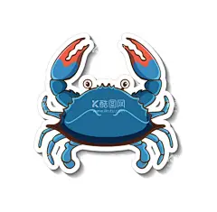 螃蟹  - 源文件下载【酷图网】螃蟹,蓝色螃蟹,矢量螃蟹,卡通螃蟹,手绘螃蟹,螃蟹插图,螃蟹插画,螃蟹贴纸,海动物,可爱螃蟹,蟹动物,海生活,卡通贴纸,海洋生物,卡通海洋生物,矢量海洋生物,手绘海洋生物,海洋生物插画,海洋生物插图,海鲜,矢量海鲜,卡通海鲜,手绘海鲜,海鲜插画,海鲜插图