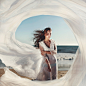 David Talley - Fine Art, dress #采集大赛#婚纱照这么拍，应该也不错。