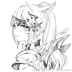 青鱼大人采集到线稿