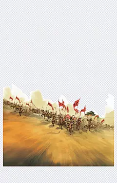 千军万马古战场高清免抠素材|免抠元素