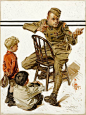 J.C.Leyendecker (1874-1951)，20世纪初美国最杰出的插画家之一。黄金时代早期，周六晚报的封面及内页广告插图由 J. C. Leyendecker 独自一人完成，直到后来 Norman Rockwell 到来…