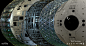Tech textures, most baked in Maya.