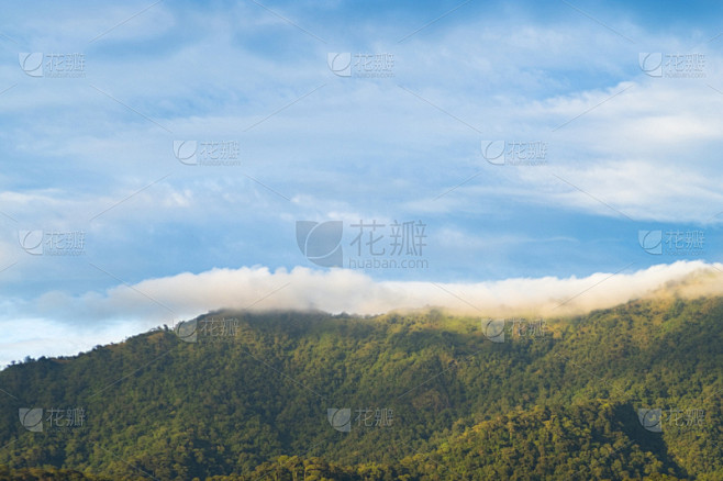天空,云,光,泰国,雾,蓝色,黄色,修改...