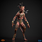 Fallen - Diablo ® II: Resurrected, Jose Pericles : Diablo® II: Resurrected - Fallen ingame model that i did as a freelancer for Blizzard Entertainment.
It was great being trusted to play around and explore the anatomy and design a bit based on the concept