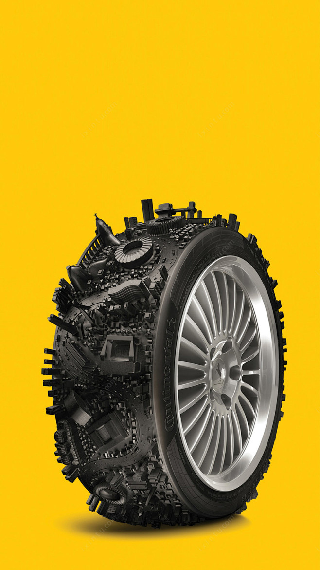 艺术轮胎H5背景 黄色 背景 设计图片 ...