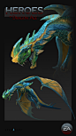 Dragons, Sperasoft Studio : Concepts done for Heroes of Dragon Age  mobile game. <br/>Copyright EA Games 2015