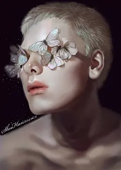 butterfly-Nutdream_插画 照片 人像