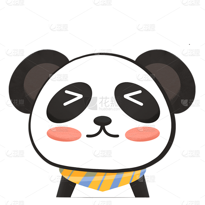 挡脸可爱贴纸1