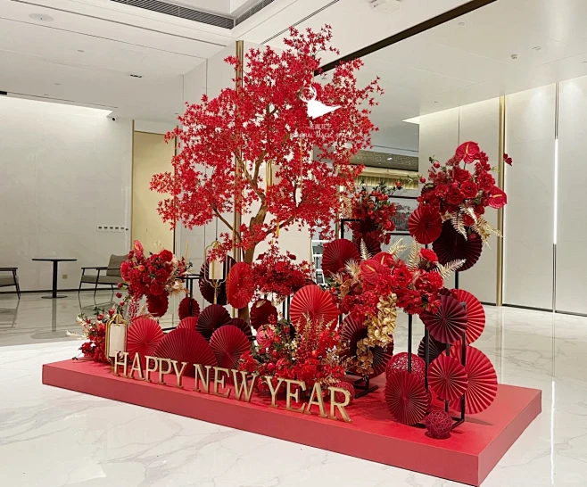 新年装置，附框架细节图，快来抄作业