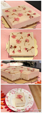 櫻花芝士蛋糕。。
