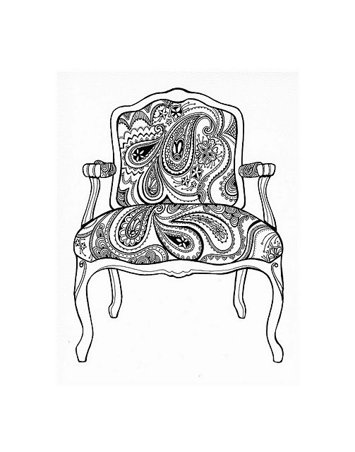 Paisley Chair Colori...