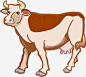 卡通奶牛高清素材 卡通 奶牛 牛 牧牛 免抠png 设计图片 免费下载